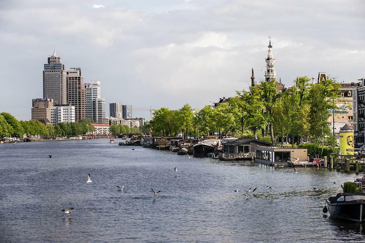 Houseboat Amsterdam - Room With A View Exterior foto